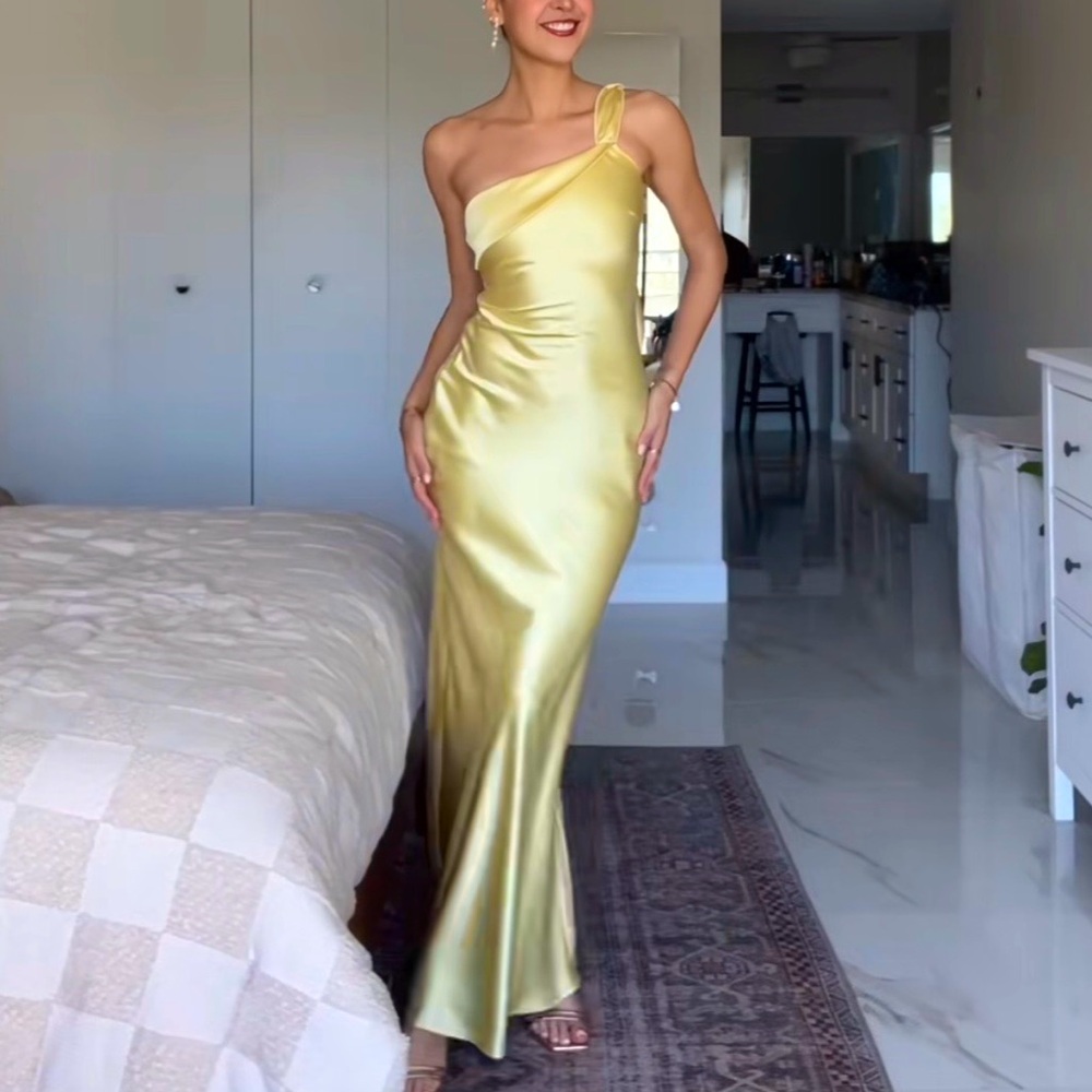 Tiger Mist Rainey Maxi Dress Butter Yellow S